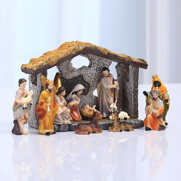 Jouluseimi hahmoilla, The Real Life Nativity, Jouluseimi kotitoimistoille, puutarhoille, sisä- ja ulkokoristeluun, Jeesuksen syntymäseimi