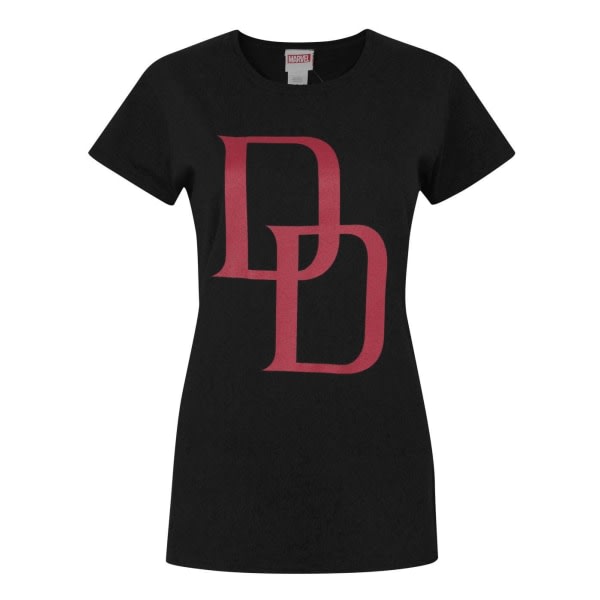 Daredevil Dame/Dame Logo T-Shirt XXL Sort/Rød XXL