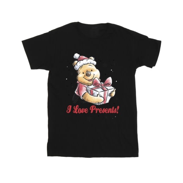 Disney Boys Winnie the Pooh Love Presents T-shirt 9-11 år Bl Black 9-11 år