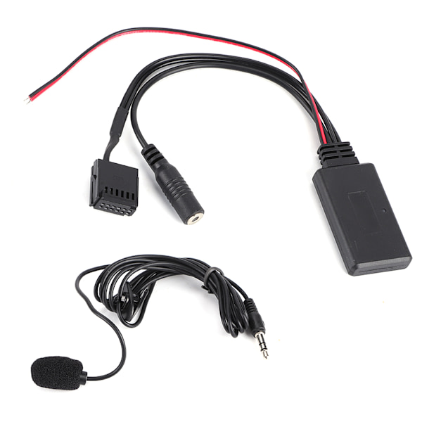 Bil Bluetooth AUX-IN-kabeladapter med mikrofon Handsfree-samtaler passer for Ford Focus 6000CD