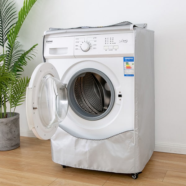 Sølv tørretumbler cover, Vaskemaskine cover Premium beskyttende