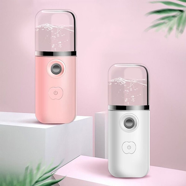 Nano Mist Sprayer Kjøler Ansiktsdamper ROSA pink