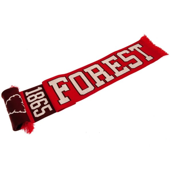 Nottingham Forest FC Nero Skjerf One Size Rød/Brun One Size