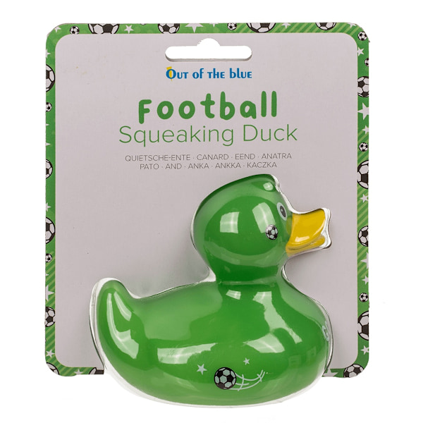 Badanka / Pipande Gummianka - Badleksak Flerfärgad MultiColor Fotboll Anka
