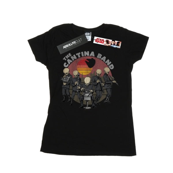 Star Wars Cantina Band T-shirt til kvinder/kvinder i bomuld XL Sort XL