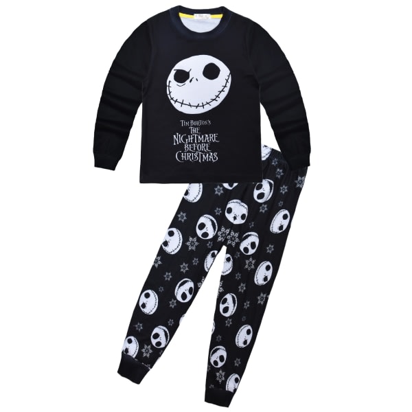 Kids Nightmare Before Christmas Jack Skellington Pyjamas 2-delt sæt 8T