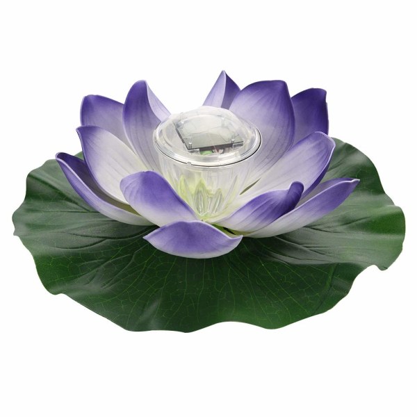 Solar Water Lily Lamp, LED Multicolor Solar Waterproof Color