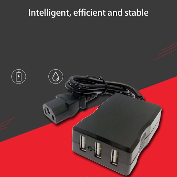 3-porters ladeadapter E-sykkel Elsykkel DC-omformer DC36V 48V 72V 120V til 5V 2.1A USB-lader for telefon Nettbrett GPS-XF3-