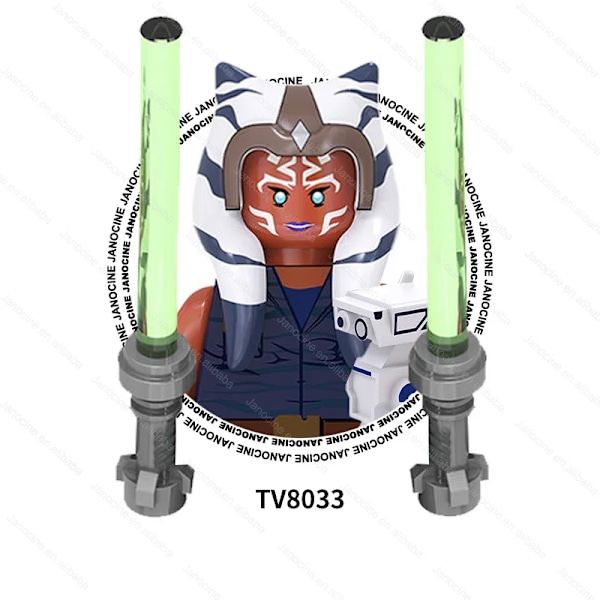 SW Rymdkriget Darth Mini Actionfigurer Klonsoldat Droider Jedi Anakin Skywalker Byggklossar i Plast Set Barnpresent TV8033