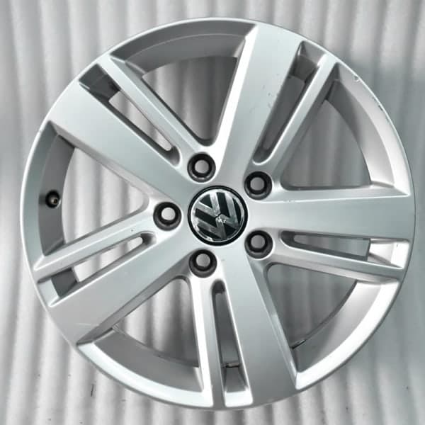 4-pack - Volkswagen VW Navkapslar / Hjulnavs-emblem - Bil Silver