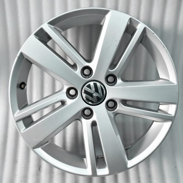 4-pak - Volkswagen VW Navkapsler / Hjulnavs-emblem - Bil Sølv