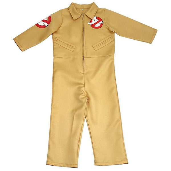 5-11 år Barn Gutter Jenter Ghostbusters Body Fancy Dress Kostymer Fest Bursdag Halloween Cosplay Jumpsuits Gaver 6-7Years