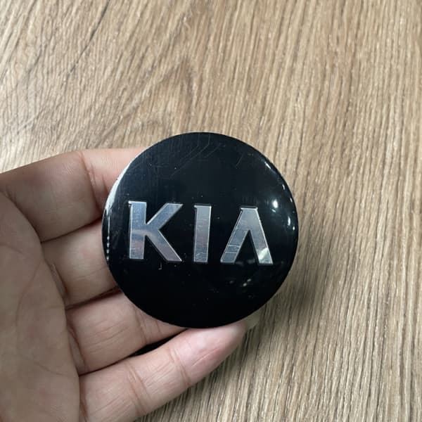 4-pak KIA04 - 58MM Centerkapsler KIA Sølv en størrelse-FF-