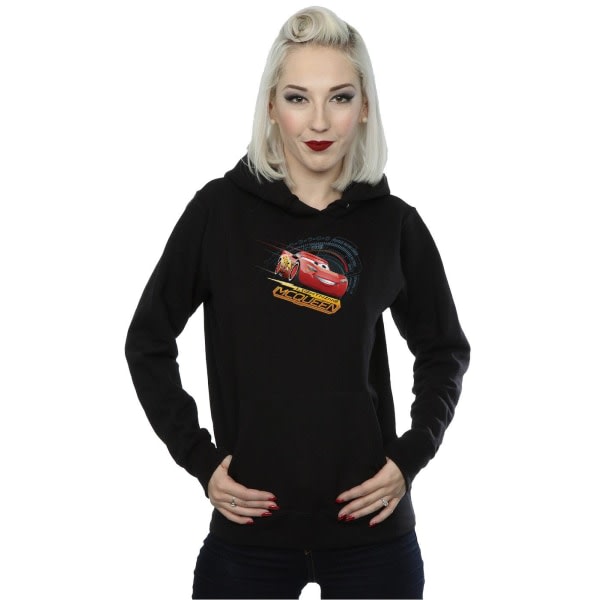 Disney Bilar för dam/dam Lightning McQueen Hoodie XL Svart Svart XL