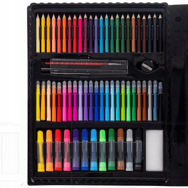 Målarset i Väska - 208 Delar Multicolor multifärg