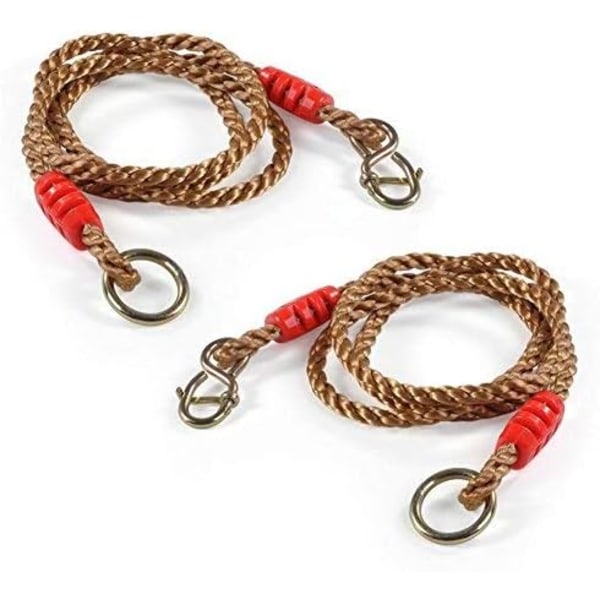 2 stk. Swing Ropes, 1,8 m Survival Swing Extension Rope Safety Cord