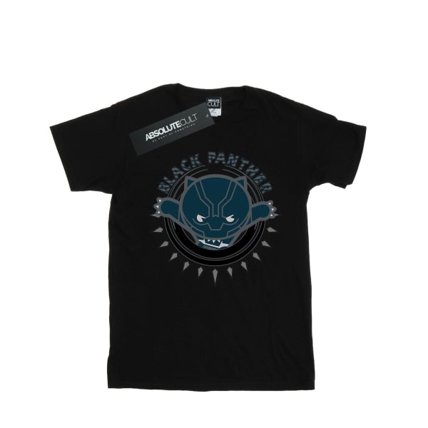 Marvel Boys Kawaii Black Panther Pounce T-shirt 12-13 år Bla Black 12-13 Years