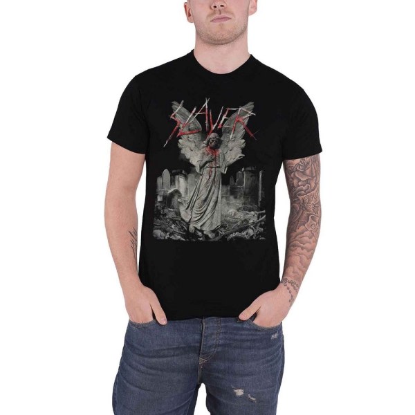 Slayer Unisex Voksen Gravestone Walks T-skjorte S Svart S