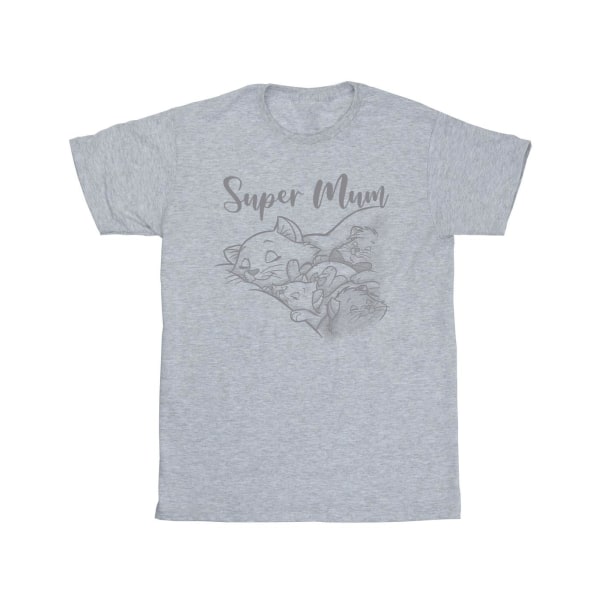 Disney Girls The Aristocats Marie Super Mum T-shirt i bomuld 7-8 Sportsgrå 7-8 år