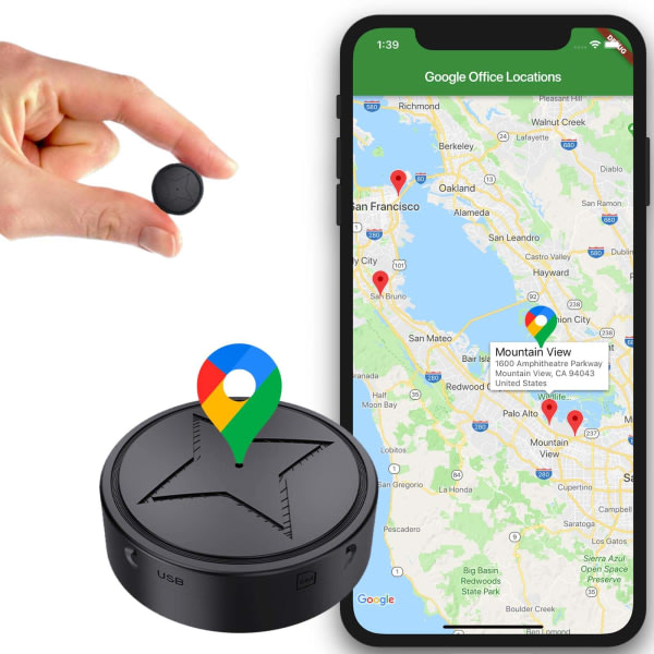Bil GPS GSM Tracker med sanntidssporingssøker Mini GPS Tracker