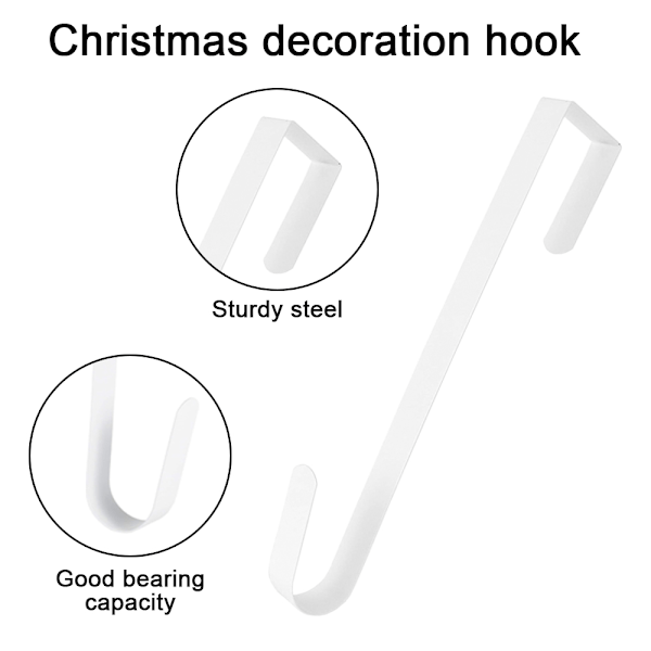 Kranshängare för ytterdörr, dörrkranshängare jul Fal