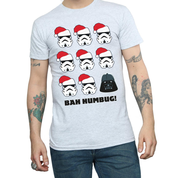 Star Wars Jul Humbug T-shirt til mænd L Sports Grå L