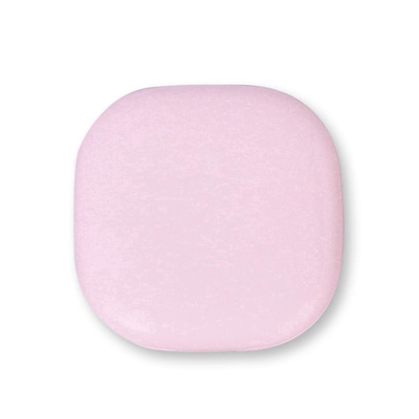 Mini led sminkspegel med ljus 5x förstoringsficka Dubbelsidig resebekväm kosmetisk sminkspegel, rosa