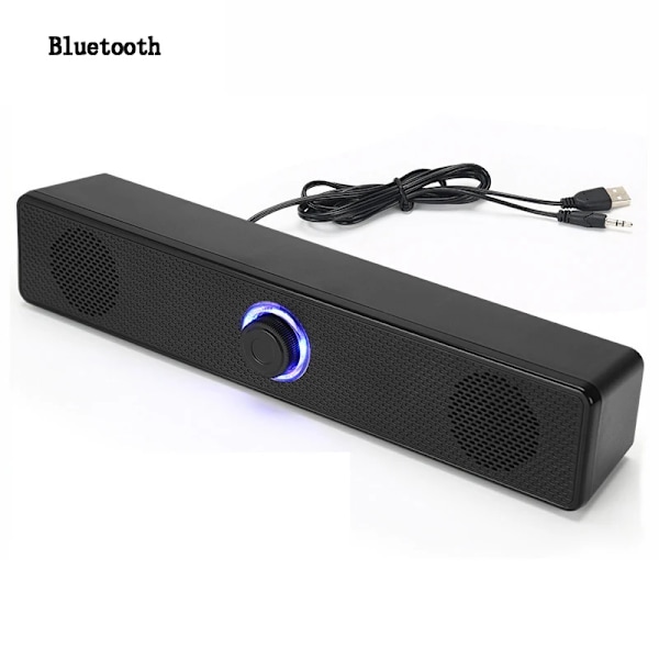 Hemmabioljudsystem Bluetooth högtalare 4D Surround Soundbar Datorhögtalare för TV Soundbar Box Subwoofer Stereo Music Box