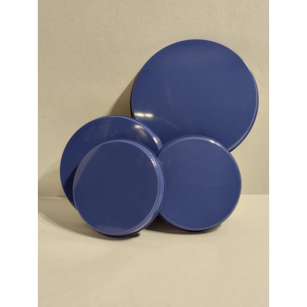 Spislock (4 del x 2) kornblå glansiga flakeytor Blå Blue