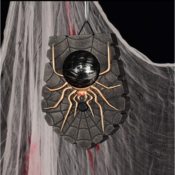 Halloween One Eyed Doorbell Lightup Eyeball (Green Eyed Spider)