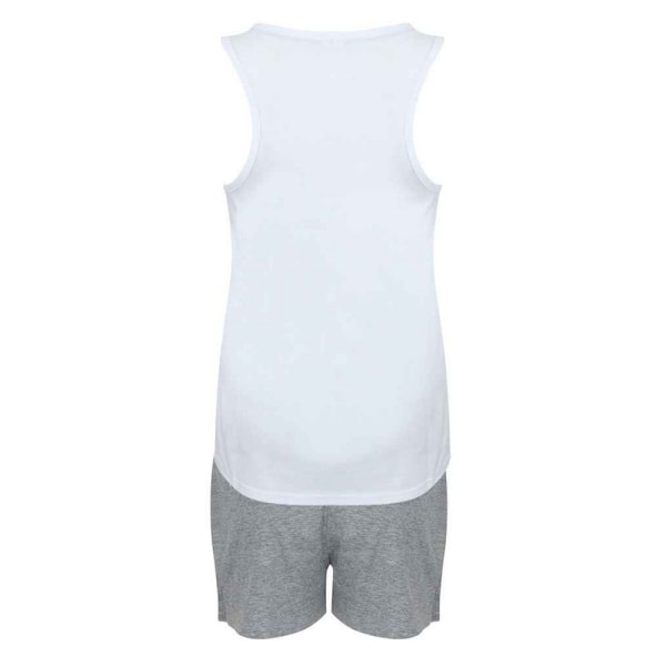 Towel City Naisten/Naisten Heather Pyjama- set S Valkoinen/Heather S