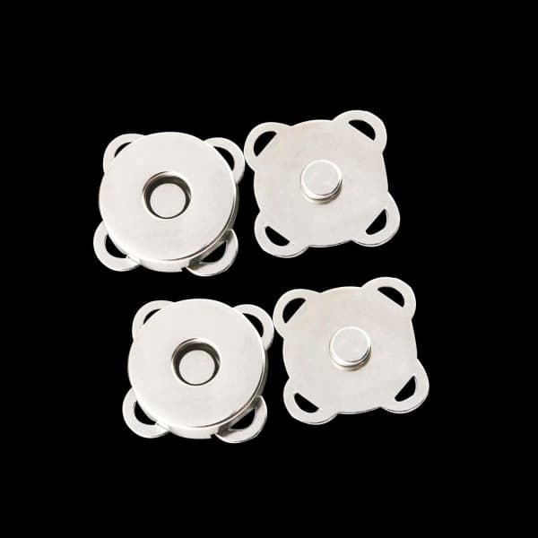 10 stk Sølv Magnetiske Twist Låse til Tasker Runde Snap Knapper Lås Snap Knapper til Håndtasker DIY Tøj 14mm