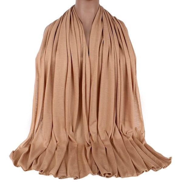 Jerseystretch hodebånd, lange skjerf Scarf-camel