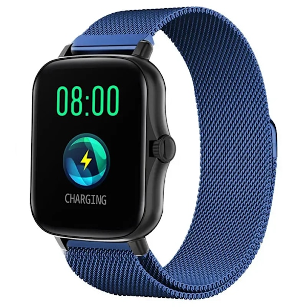 20mm/22mm Milanese armbånd for Amazfit GTS/4/2/2e/3/GTS2 Mini/GTR 47mm/GTR 4/3/ Pro Metall klokke armbånd Amazfit bip /U/S/lite rem Blå 20mm Blue