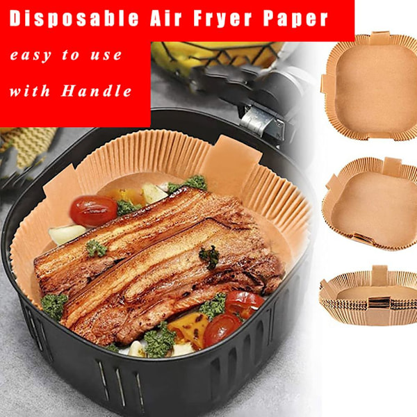50 stk Air Fryer-papir pergamentpapir for engangsbruk-XF3-