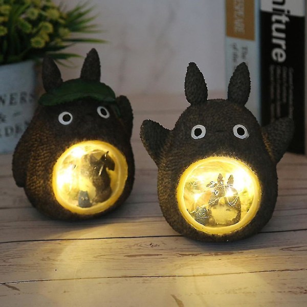Miyazaki Hayao Totoro Star Night Light Sengelampe Lille natlys