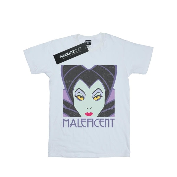 Disney Herre Maleficent Cropped Head T-Shirt XL Hvid XL