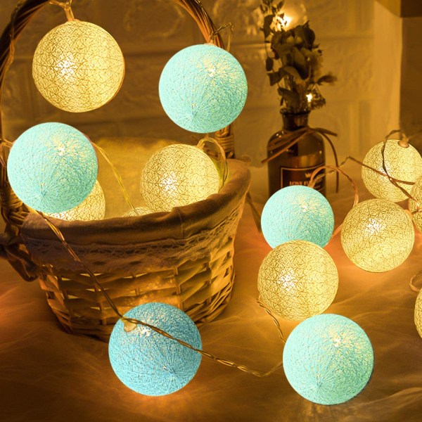 USB Cotton Ball Fairy Lights, 3,5M 20 LED Fairy Lights Stil 2