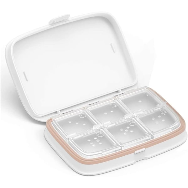 Daglig Pill Box Organizer Container Bärbar Resemedicin