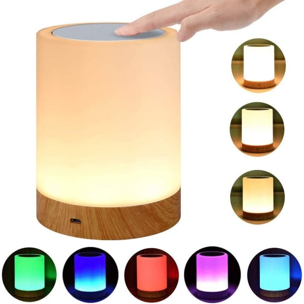 LED-senglampe Batteri Touch Sensor Bordslampa Barn
