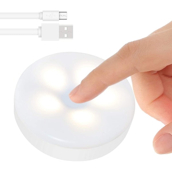 Baby natlampe, genopladelig mini touch lampe, trådløs LED