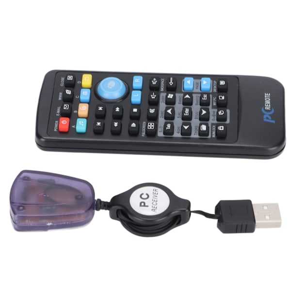 Fjernkontroll USB-mottaker Styr PC-datamaskin Fjernkontroll Trådløs Fjernkontroll