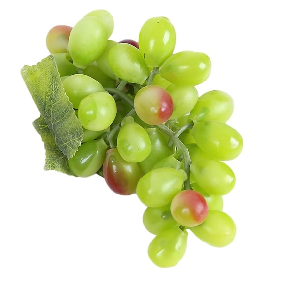 1Klasse Grønn Fake Grape Kunstig Plast Naturtro Faux Fr