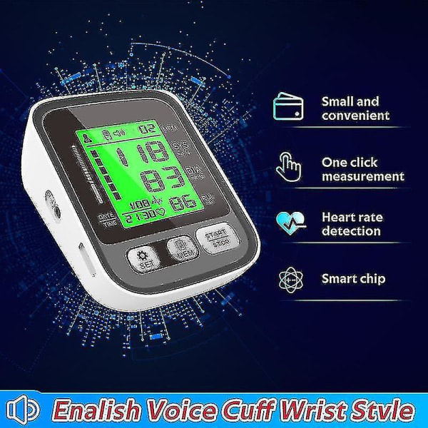 Udstyr Overarm Automatisk digitaltryk man Genopladelig blodtryksmåler man