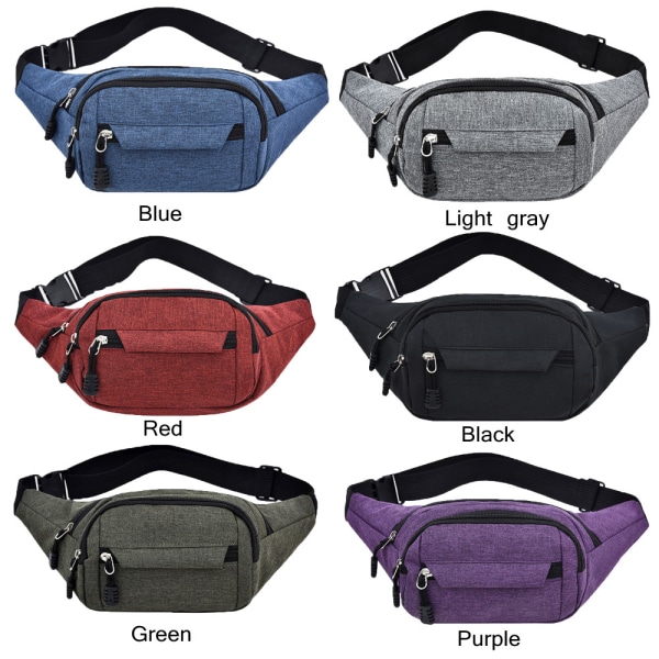 Midjepose Fanny Pack Lilla Purple