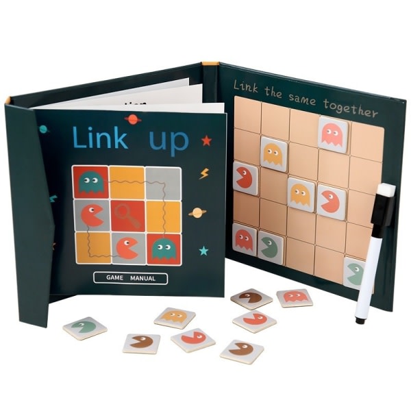 Magnetic Connect Game Montessori Early Learning Educational Legetøj Gave til børn