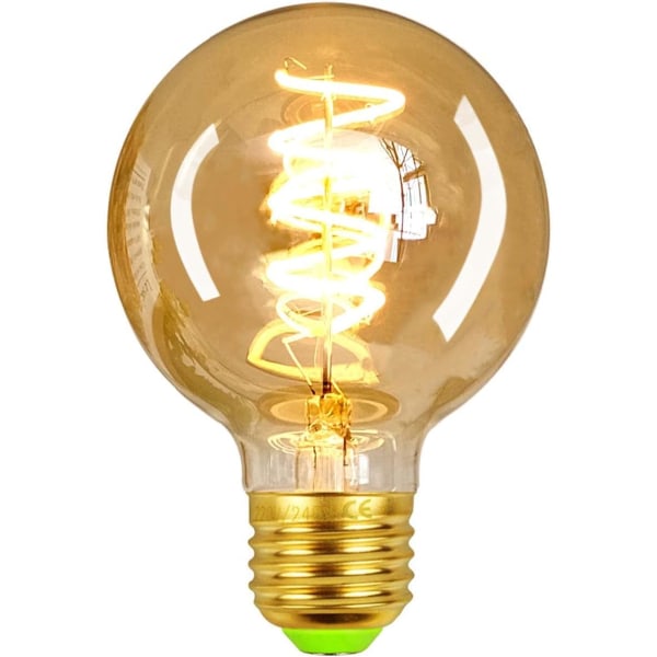 E27, E27 4w LED-lampa, retro glödlampa, idealisk för nostalgiker guld