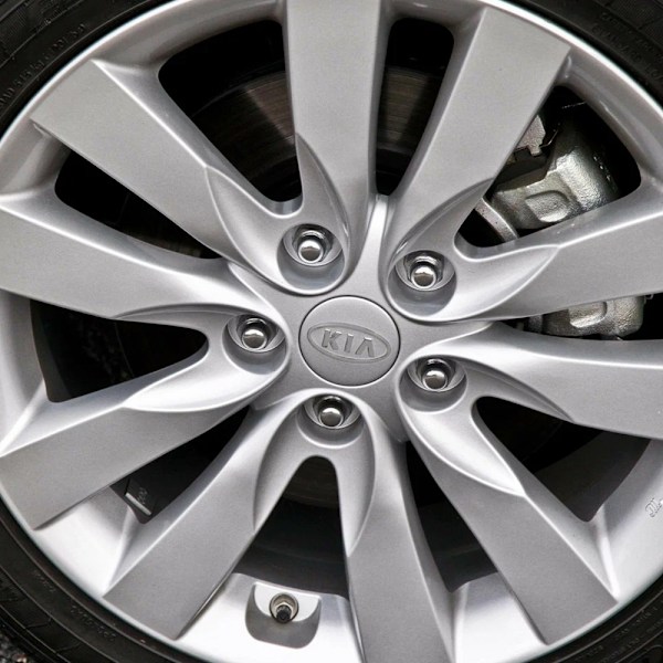 4-Pack - Kia Navkapslar / Hjulnavsemblem - B 65 Silver 58mm
