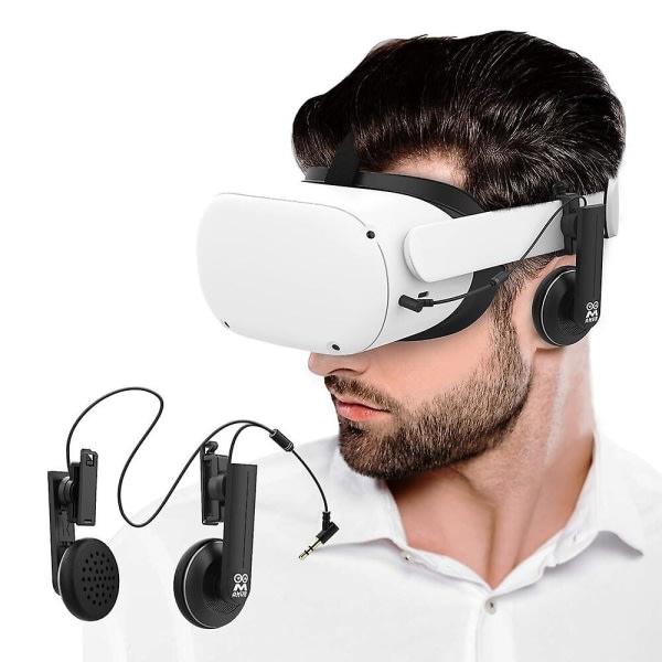 In-ear hodetelefoner for Oculus Quest 2 Vr Headset Game Noise Reduction Bass Stereo Headset for Meta Oculus Quest 2 tilbehør