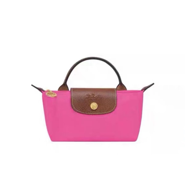 Longchamp mini dumpling väska crossbody handväska damväska mini liten väska med hålslagning och axelrem-XF2-
